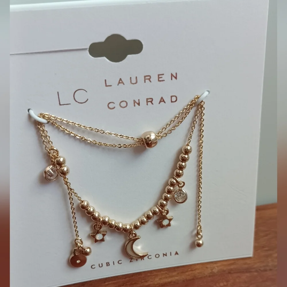 LC LAUREN CONRAD STAR AND MOON ADJUSTABLE BRACELET - Picture 3 of 3